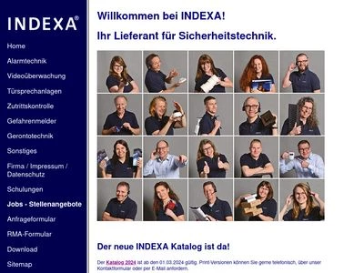 Website von Indexa GmbH