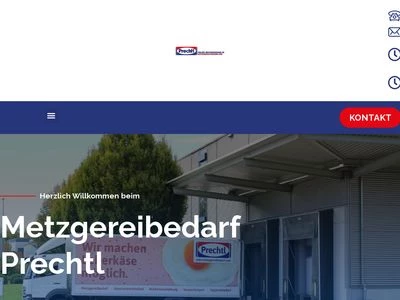 Website von Prechtl Metzgereibedarf GmbH & Co. KG