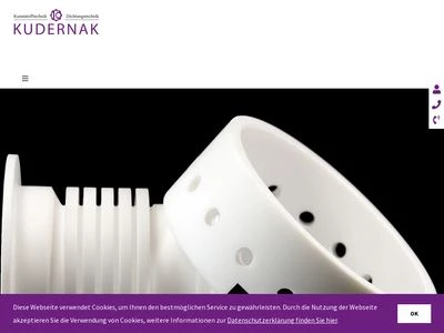 Website von Kudernak GmbH