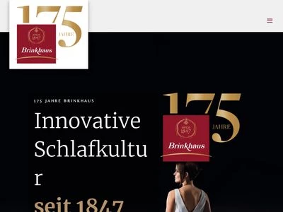 Website von Brinkhaus GmbH