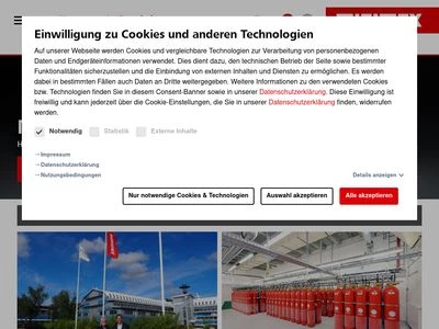 Website von Minimax GmbH & Co. KG