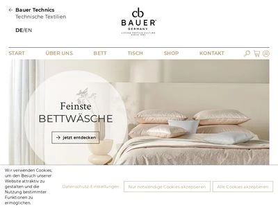 Website von Curt Bauer GmbH
