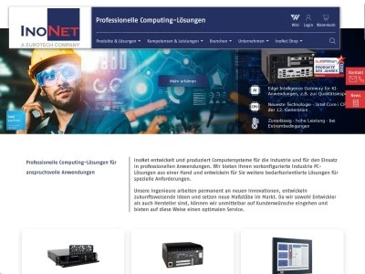 Website von InoNet Computer GmbH