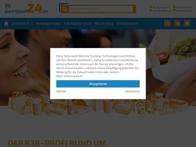 Website von Ragaller Gastronomiebedarf GmbH