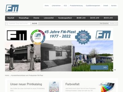 Website von FM - Plast GmbH