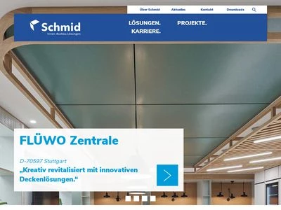 Website von Schmid GmbH