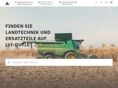Website von LVI GmbH