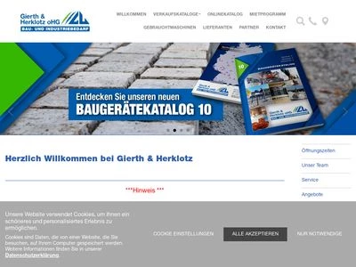 Website von Gierth & Herklotz oHG