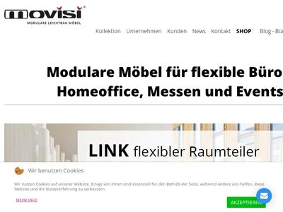 Website von Movisi GmbH