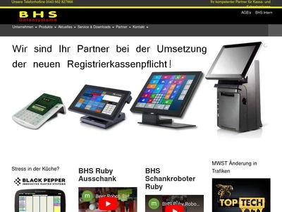 Website von BHS Datensysteme GmbH