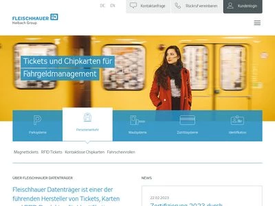 Website von Fleischhauer Datenträger GmbH