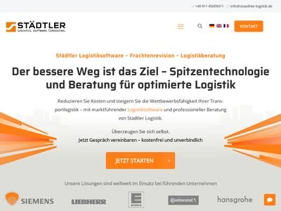 Website von Städtler Logistik GmbH & Co. KG
