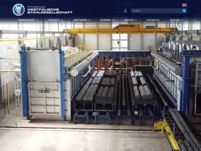 Website von Firmengruppe Westfälische Stahlgesellschaft