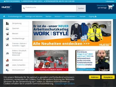 Website von HIWESO GmbH
