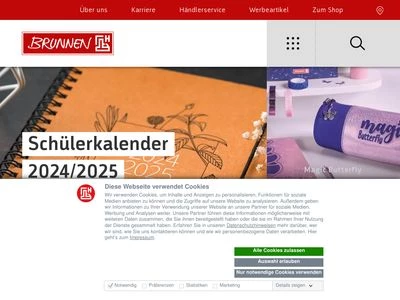 Website von Brunnen - Baier & Schneider GmbH & Co. KG
