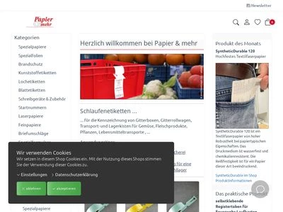 Website von Bergmann Handels OHG