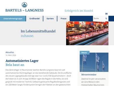 Website von Bartels-Langness Handelsgesellschaft mbH & Co. KG