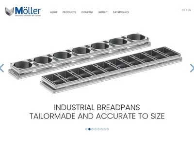 Website von Möller Bäckereisysteme GmbH