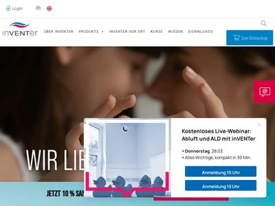 Website von Öko-Haustechnik inVENTer GmbH