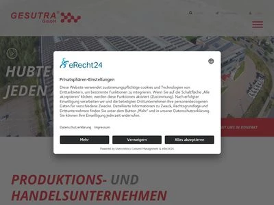 Website von Gesutra GmbH
