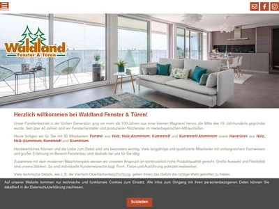 Website von Seeanner GmbH & Co. Fenster und Türen KG