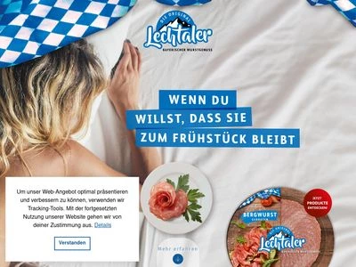 Website von Die Original Lechtaler - zur Mühlen ApS & Co. KG
