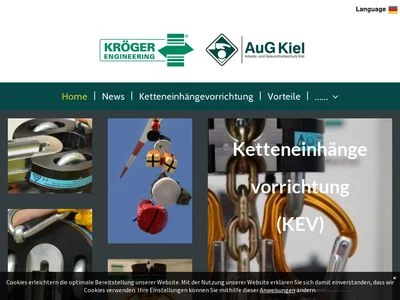 Website von AuG Kiel GmbH