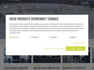 Website von BPW Bergische Achsen Kommanditgesellschaft