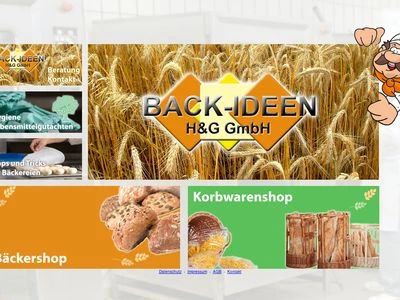 Website von Back-Ideen H&G GmbH