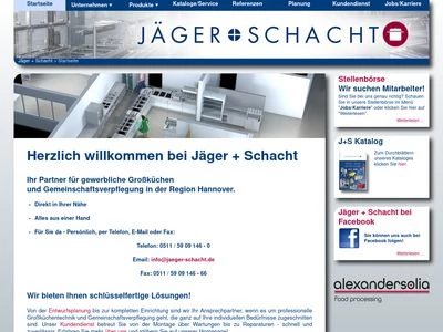 Website von Jäger & Schacht GmbH
