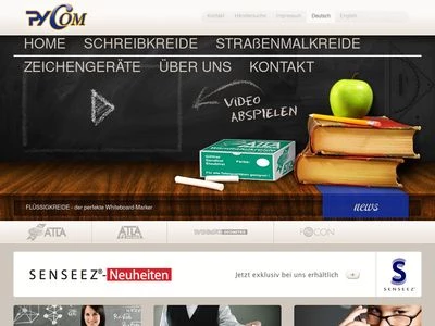 Website von PyCom GmbH & Co. KG
