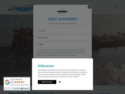 Website von Albert Wasmer GmbH