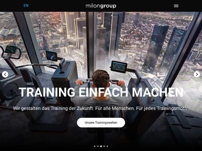 Website von Milon Industries GmbH