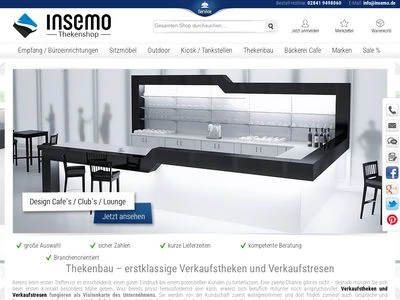 Website von Shop Exclusiv Ladenbau und mehr GmbH