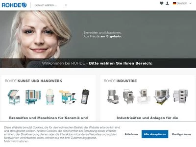 Website von Helmut ROHDE GmbH