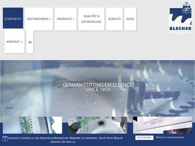 Website von August Blecher GmbH & Co. KG