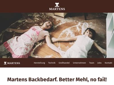 Website von Johannes Heinr. Martens GmbH & Co. KG
