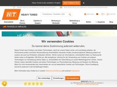 Website von Heavy-Tuned GmbH