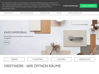 Website von Griffwerk GmbH