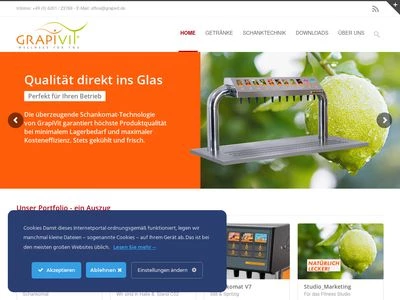Website von GrapiVit Deutschland