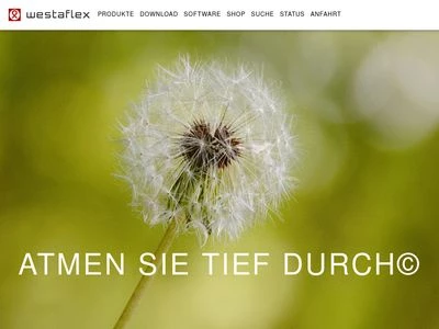 Website von Westaflex GmbH