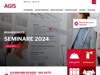 Website von AGIS Industrie Service GmbH & Co. KG