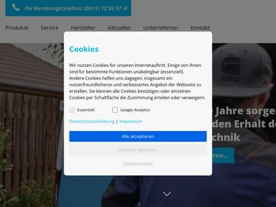 Website von SCHOLING GmbH