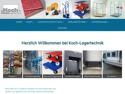 Website von Gebr. Koch GmbH + Co. KG