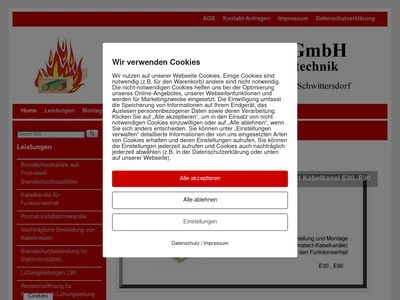 Website von Schreier & Kölbel GmbH Brandschutz-u.Lüftungstechnik