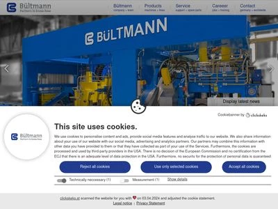 Website von Bültmann GmbH