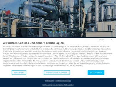 Website von BÜTTNER Energie- und Trocknungstechnik GmbH