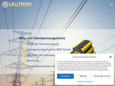 Website von Leutron GmbH