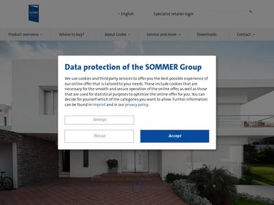 Website von Groke Türen und Tore GmbH