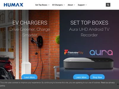 Website von HUMAX Digital GmbH